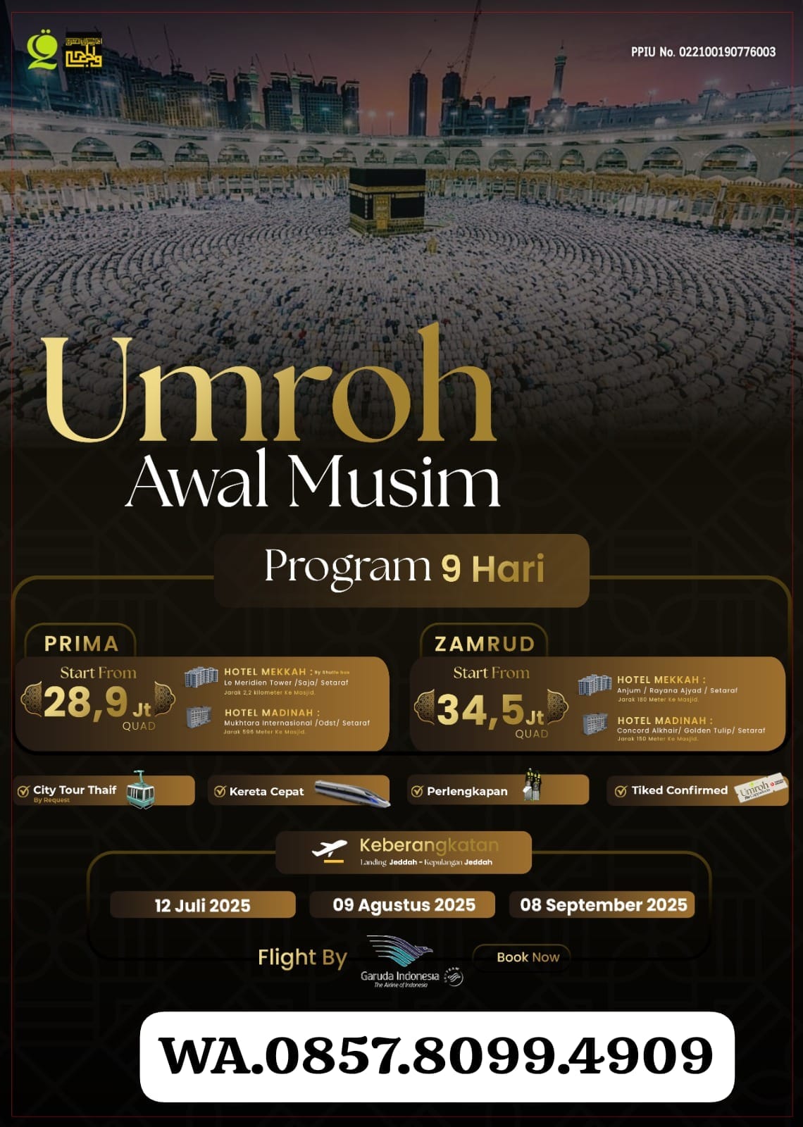 Umroh Awal Musim – Prima & Zamrud