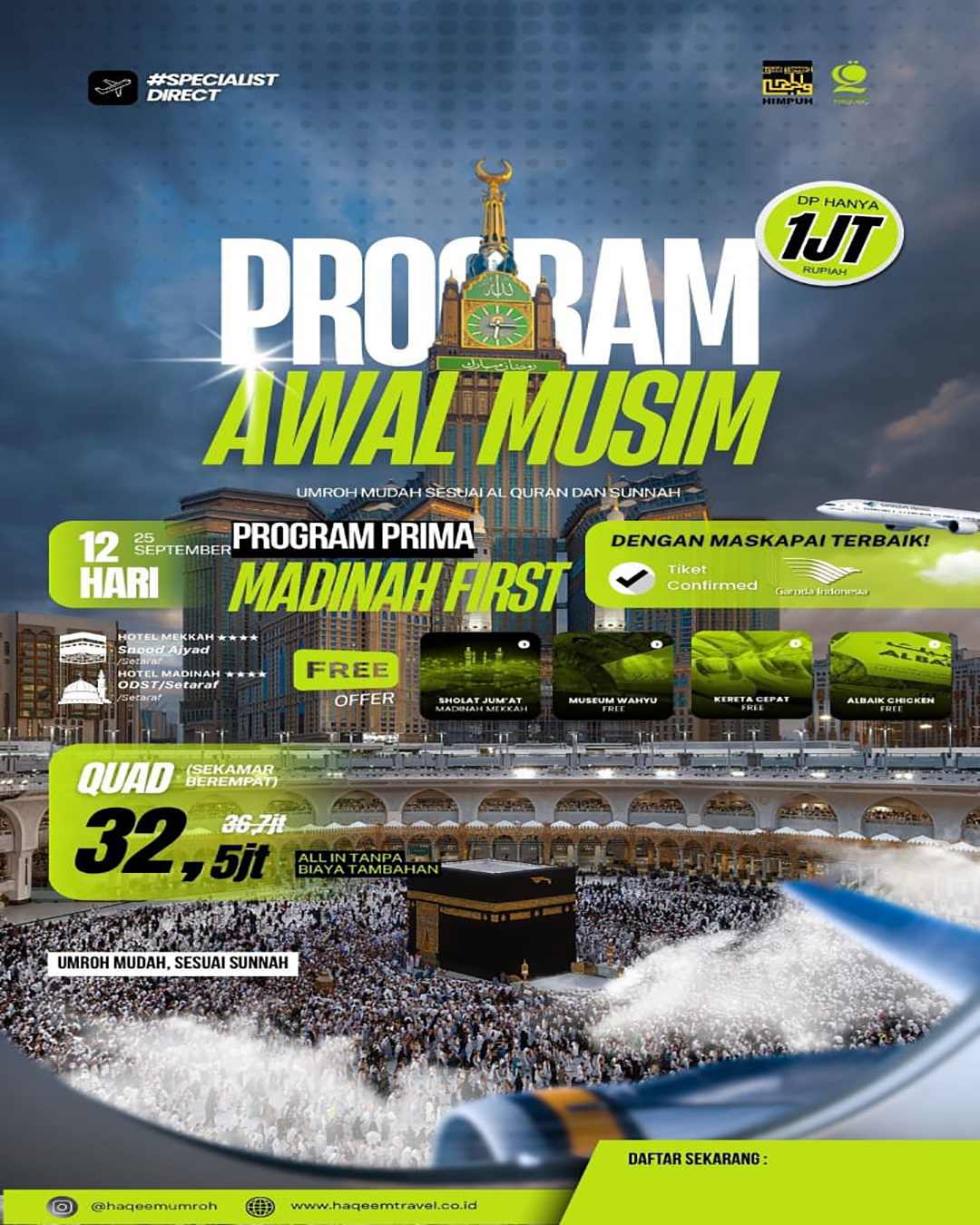 Paket Umroh 12 hari 2025